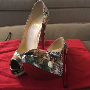 Multicolored Christian Louboutin “Red bottoms”